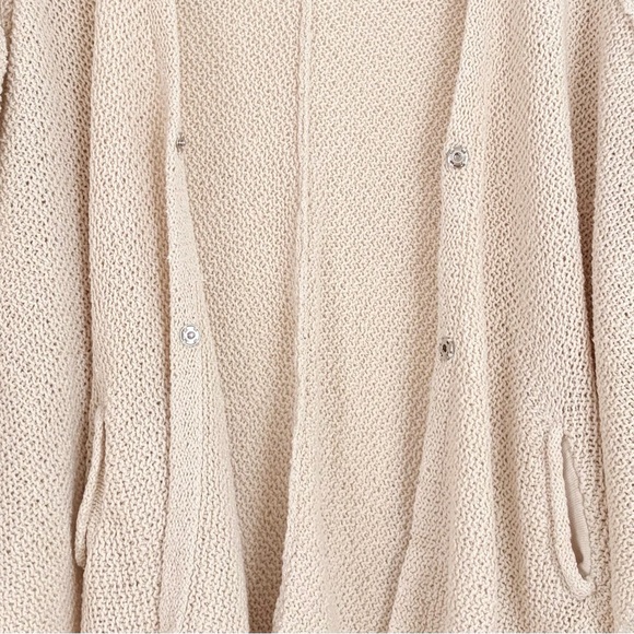 Free People Shark Bite Cardigan Sweater Size S - Picture 8 of 9